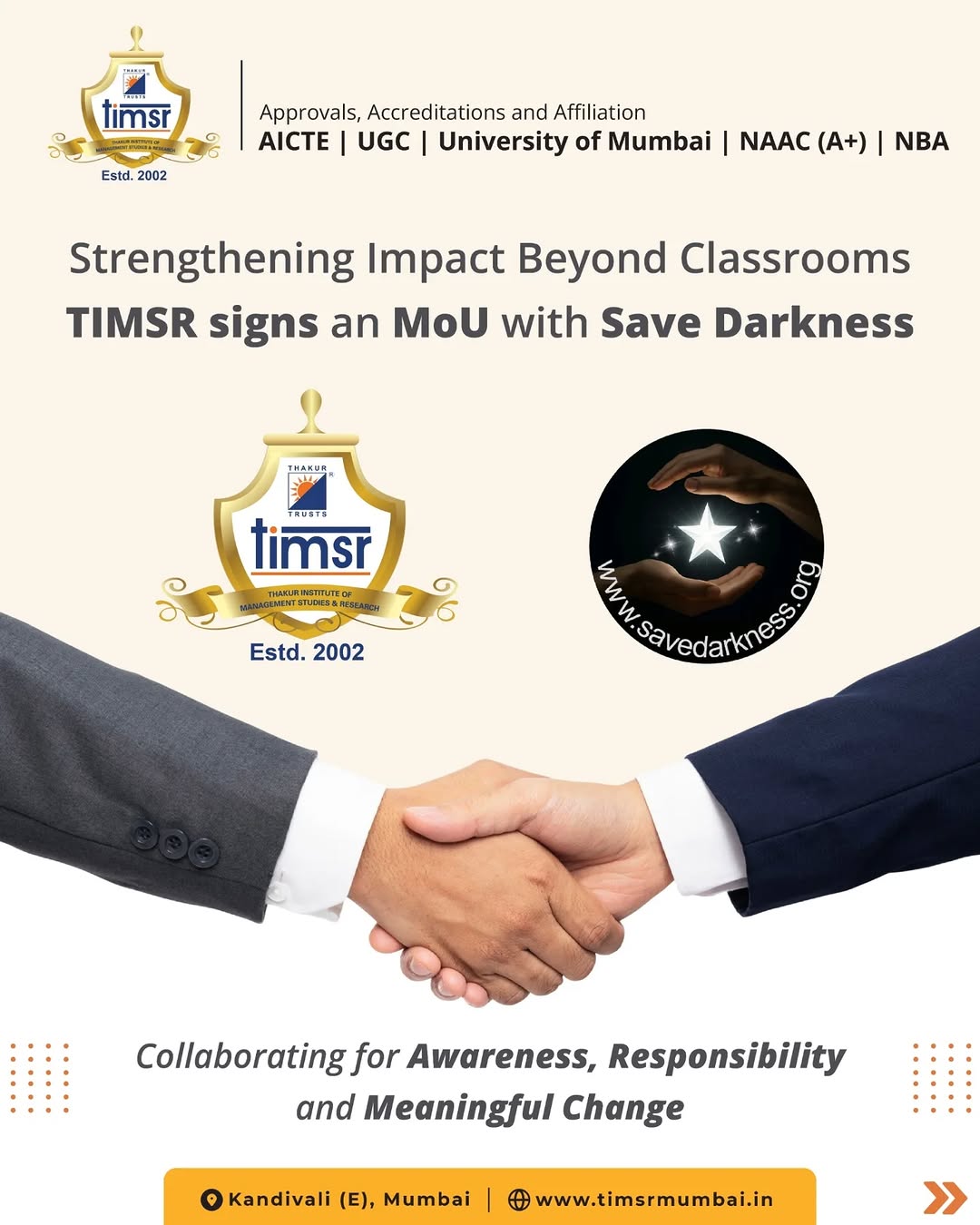 Save Darkness Instagram post